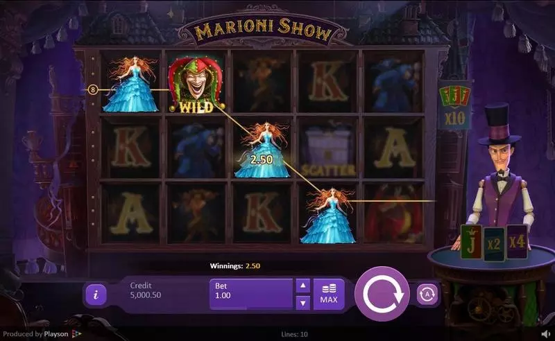 Marioni Show Free Casino Slot  with, delPick a Box