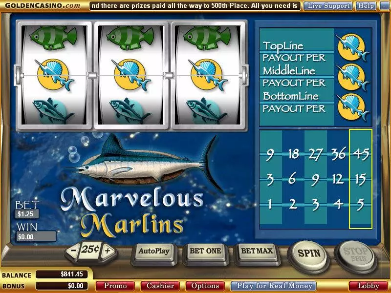 Marvelous Marlins Free Casino Slot 