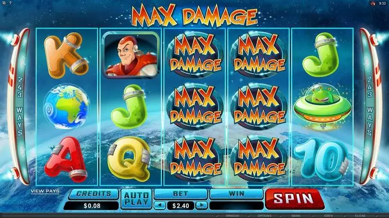 Max Damage Free Casino Slot  with, delArcade Game