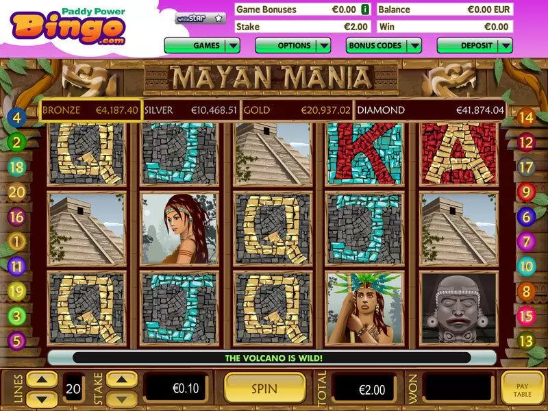 Mayan Mania Free Casino Slot  with, delSecond Screen Game