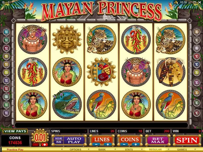 Mayan Princess Free Casino Slot  with, delFree Spins