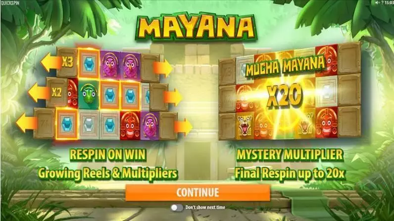 Mayana Free Casino Slot  with, delRe-Spin