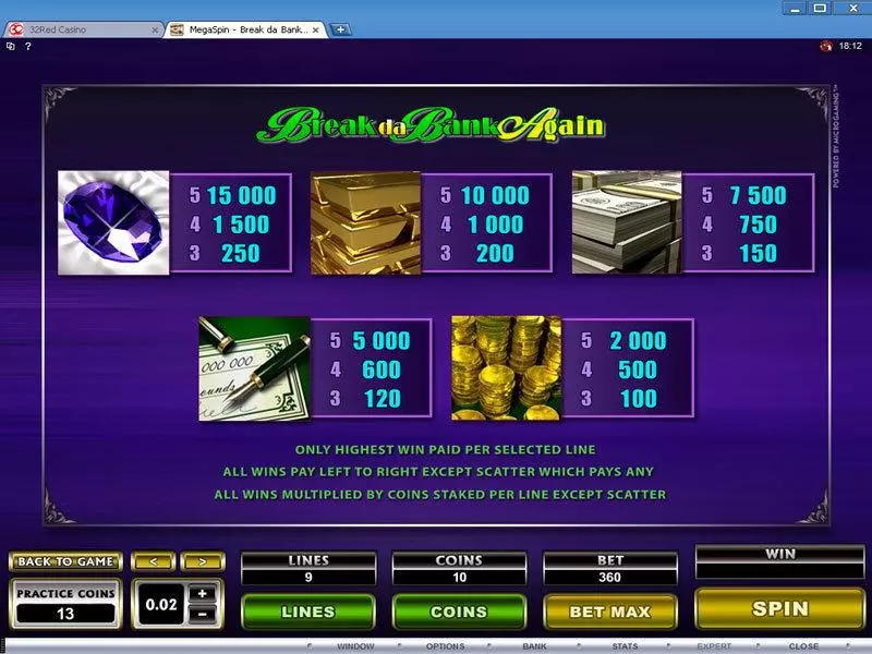 Mega Spin - Break da Bank Again Free Casino Slot  with, delFree Spins