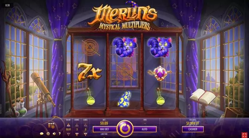 Merlin’s Mystical Multipliers Free Casino Slot 