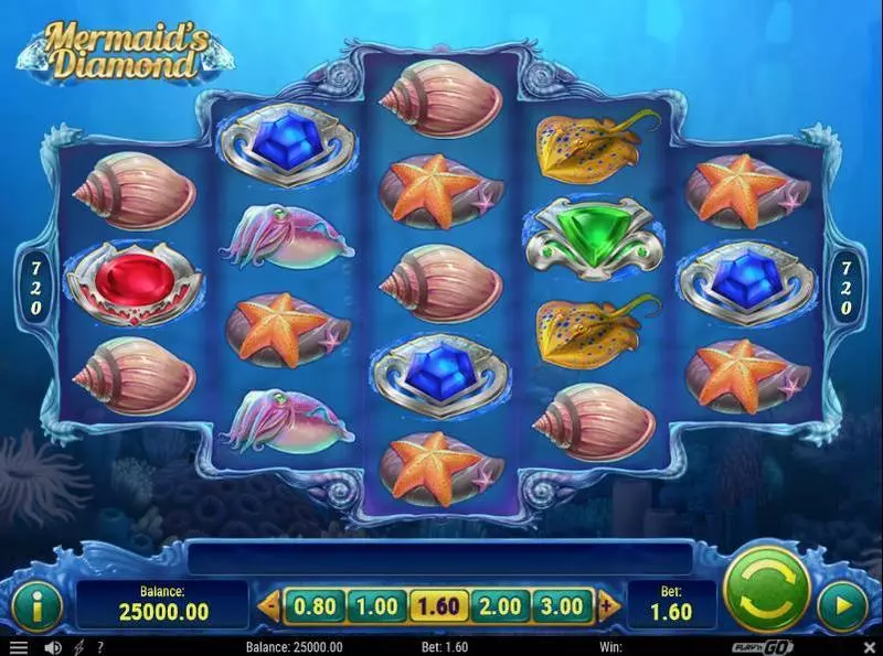 Mermaid's Diamonds Free Casino Slot  with, delFree Spins