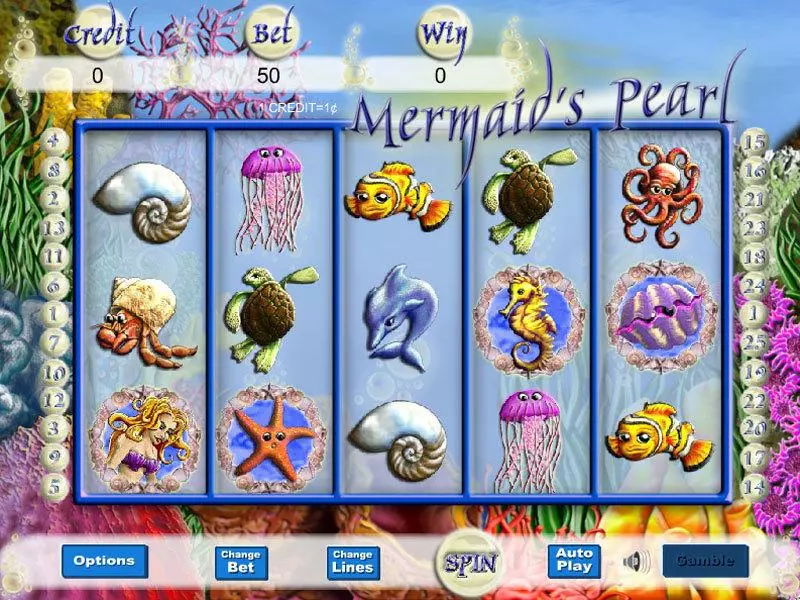 Mermaid's Pearl Free Casino Slot  with, delSecond Screen Game