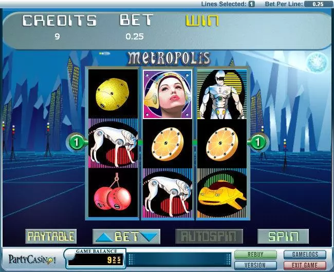 Metropolis Free Casino Slot 