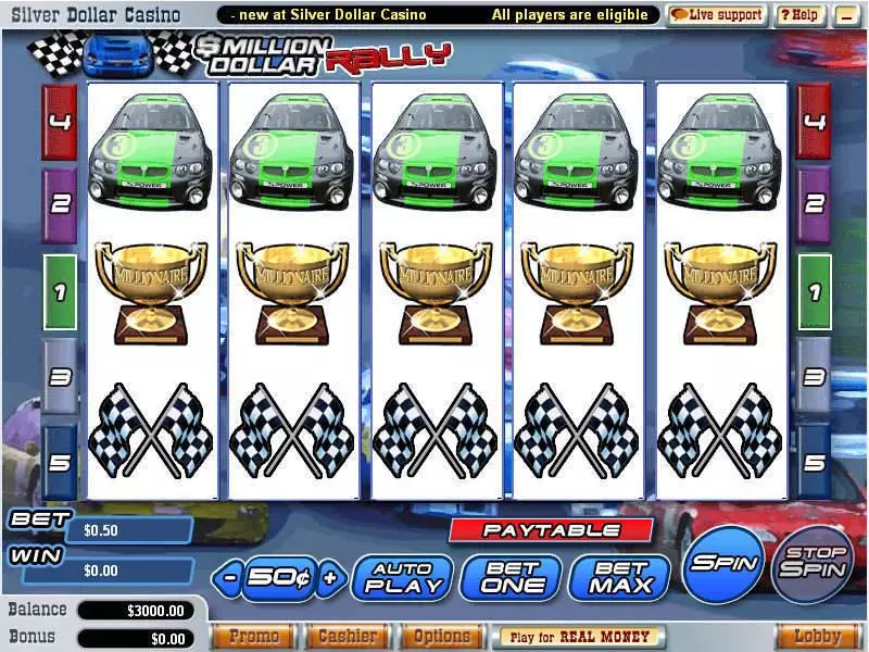 Million Dollar Rally Free Casino Slot 