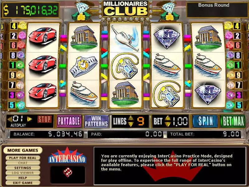 Millionares Club II Free Casino Slot  with, delSecond Screen Game