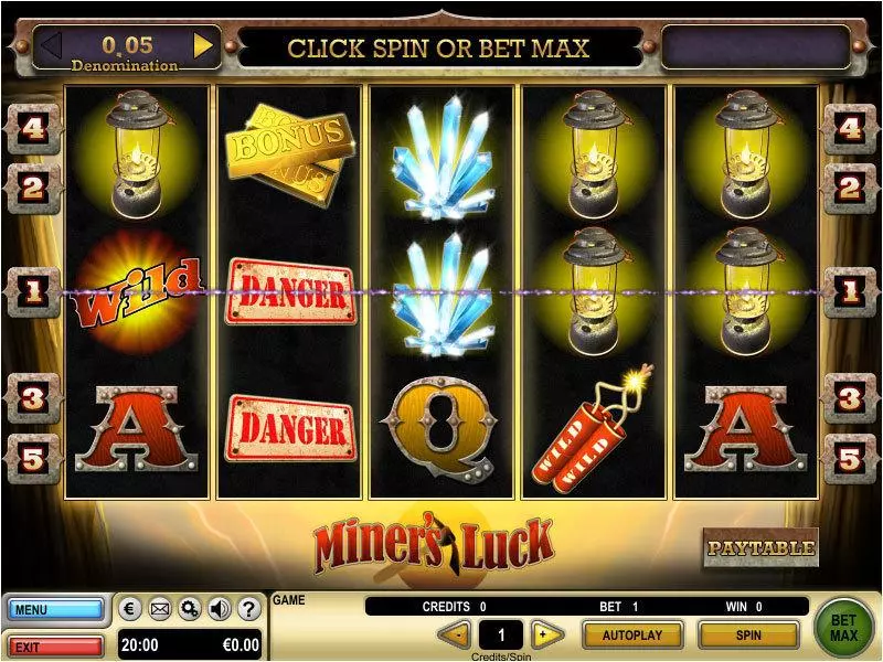 Miner's Luck Free Casino Slot  with, delFree Spins