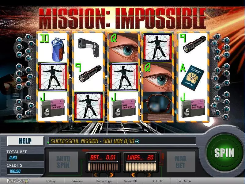 Mission Impossible Free Casino Slot  with, delFree Spins