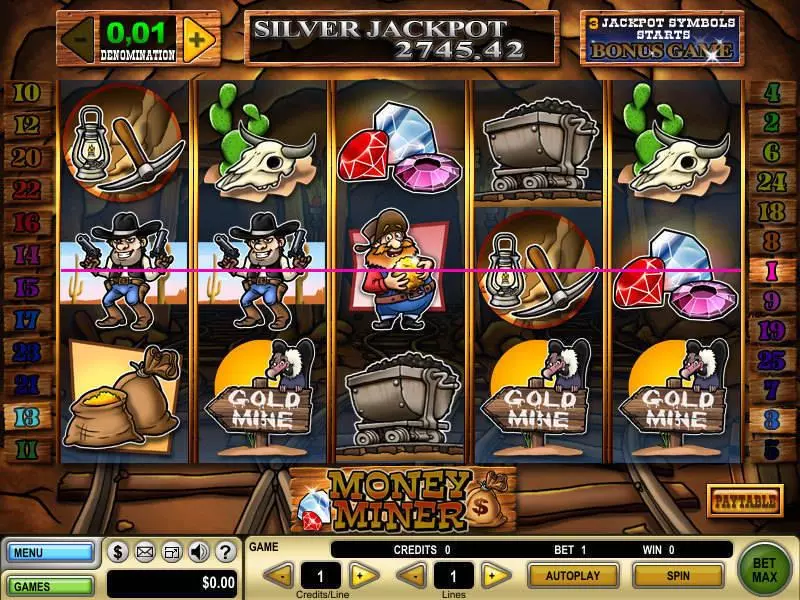 Money Miner Free Casino Slot  with, delJackpot bonus game