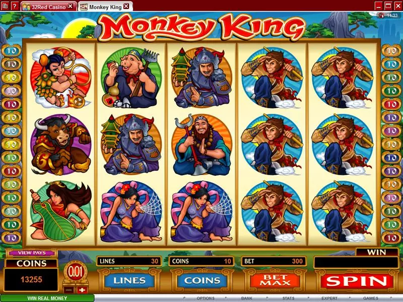 Monkey King Free Casino Slot 