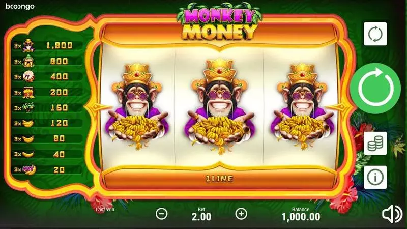 Monkey Money Free Casino Slot 