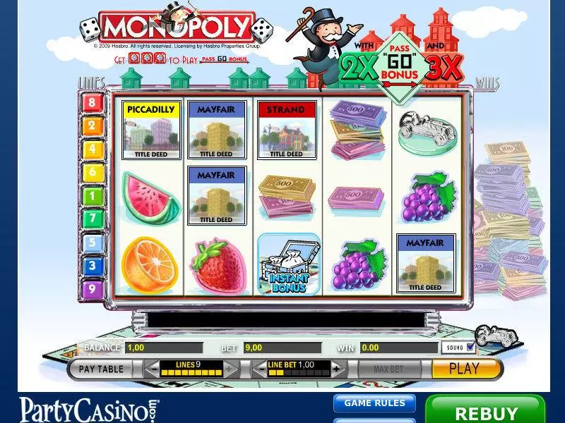 Monopoly Free Casino Slot  with, delSecond Screen Game
