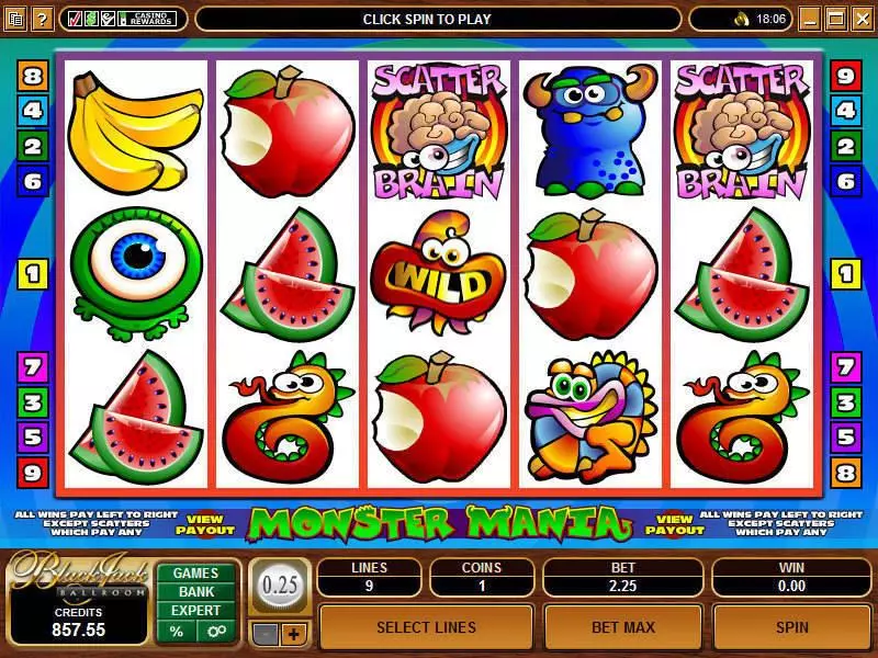 Monster Mania Free Casino Slot 