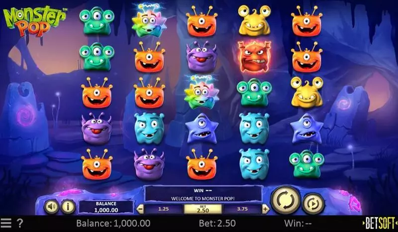 Monster Pop Free Casino Slot  with, delFree Spins