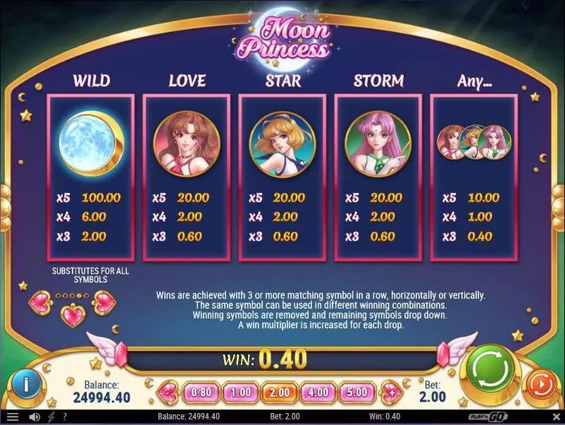 Moon Princess Free Casino Slot  with, delFree Spins