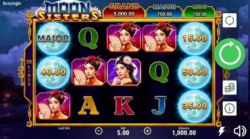 Moon Sisters Free Casino Slot  with, delFree Spins