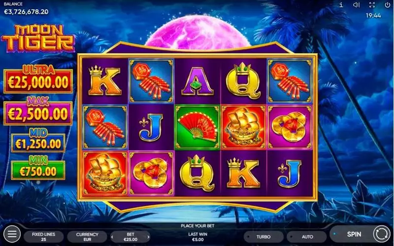 Moon Tiger Free Casino Slot  with, delFree Spins