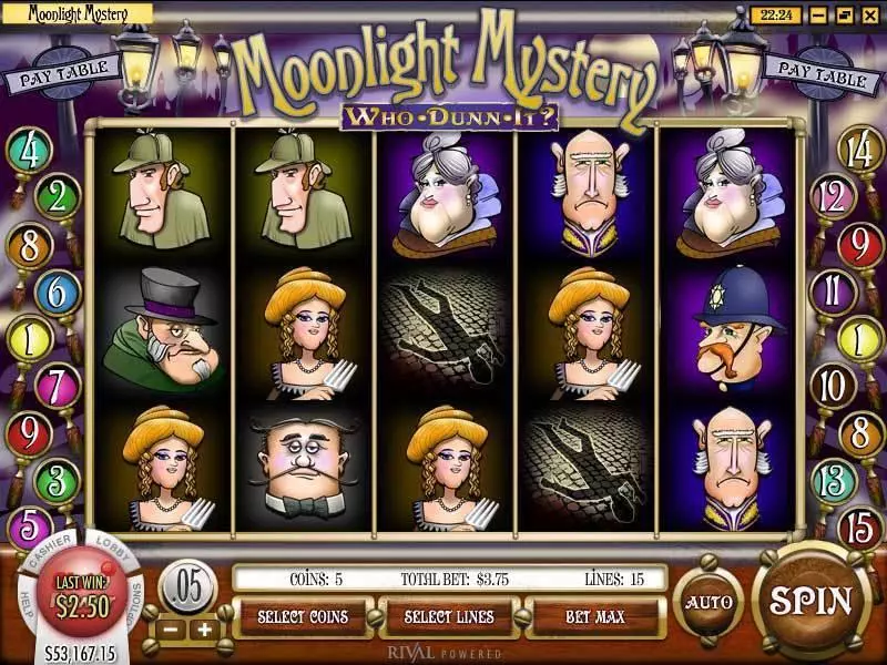 Moonlight Mystery Free Casino Slot  with, delFree Spins