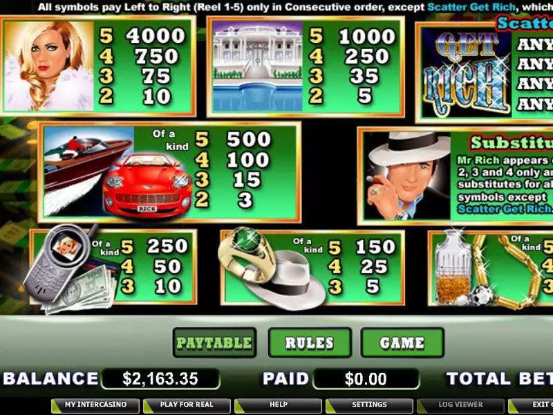 Mr. Rich Free Casino Slot  with, delSecond Screen Game