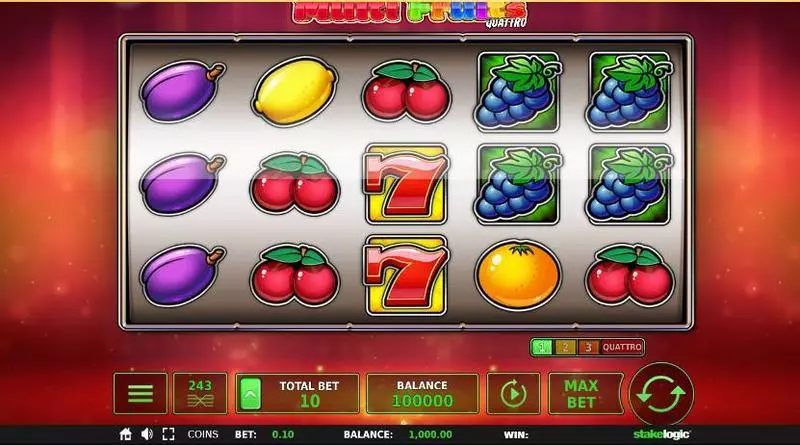 Multi Fruits Quattro Free Casino Slot 