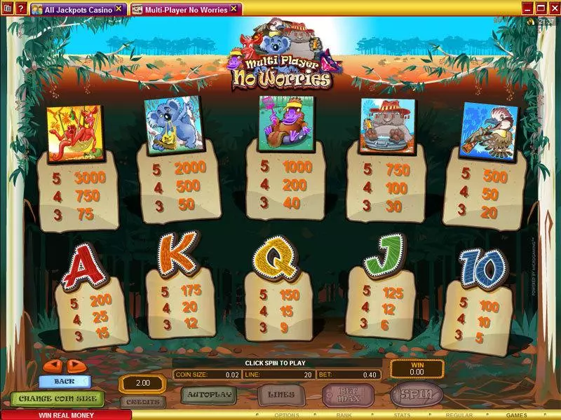 Multi-Player No Worries Free Casino Slot  with, delFree Spins