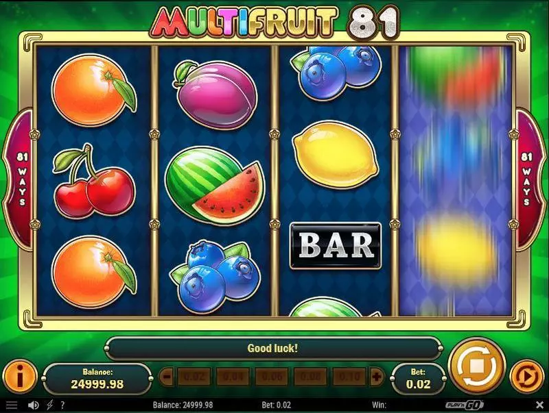 Multifruit 81 Free Casino Slot 
