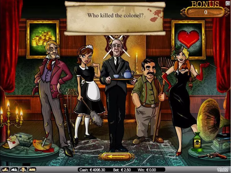 Mystery at the Mansion Free Casino Slot  with, delFree Spins