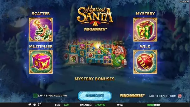 Mystical Santa Megaways Free Casino Slot  with, delFree Spins