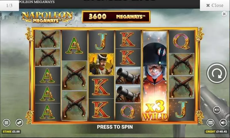 Napoleon  Free Casino Slot  with, delFree Spins