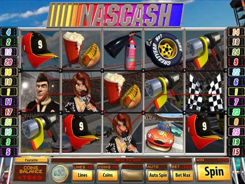 Nascash Free Casino Slot  with, delFree Spins