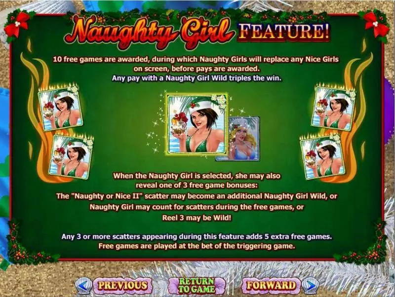 Naughty or Nice Spring Break Free Casino Slot  with, delPick a Box