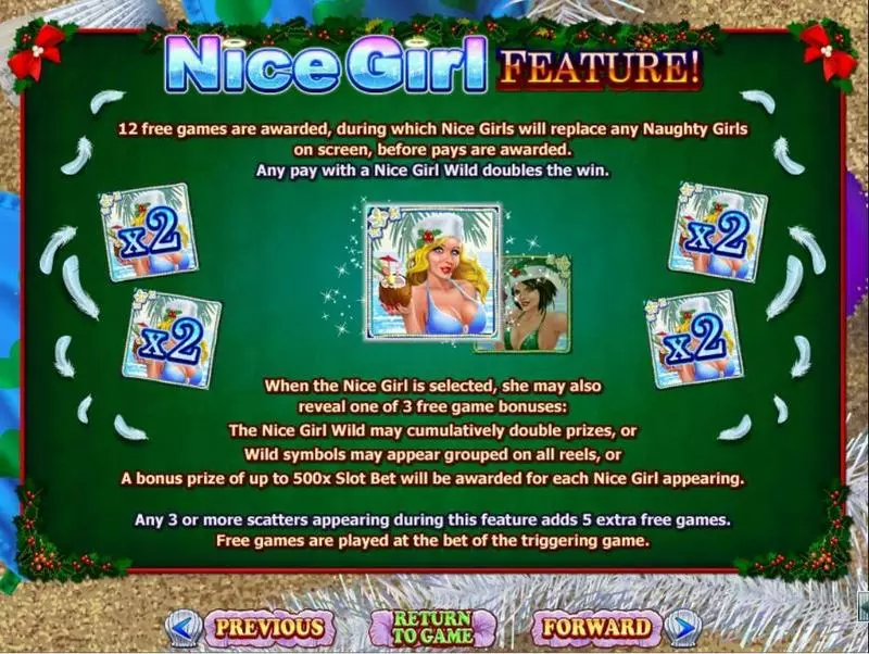 Naughty or Nice Spring Break Free Casino Slot  with, delPick a Box