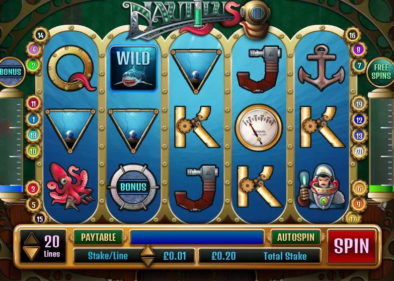 Nautilus Free Casino Slot  with, delFree Spins