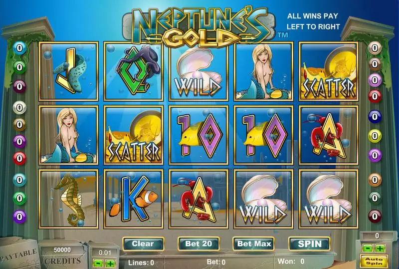 Neptune's Gold Free Casino Slot  with, delFree Spins