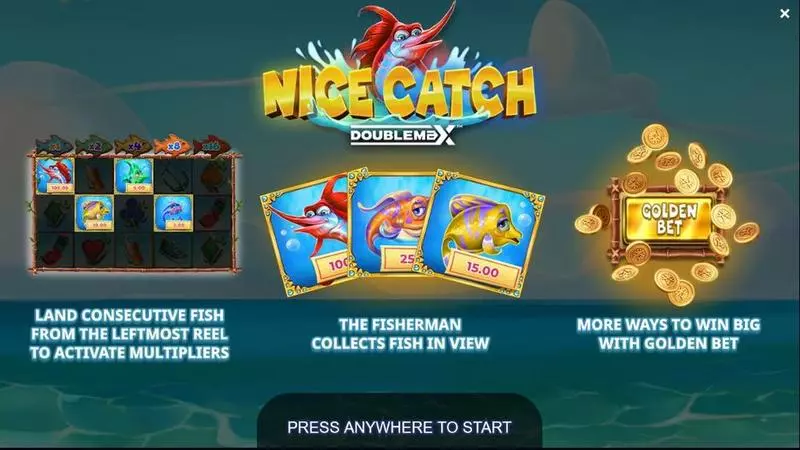 Nice Catch DoubleMax Free Casino Slot  with, delFree Spins