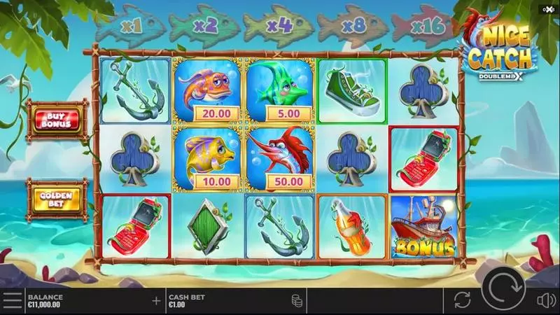 Nice Catch DoubleMax Free Casino Slot  with, delFree Spins