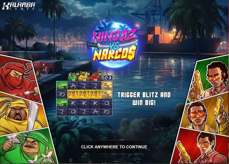 Ninjaz vs Narcos Free Casino Slot  with, delBuy Feature