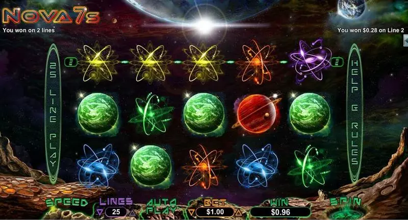 Nova 7's Free Casino Slot  with, delFree Spins