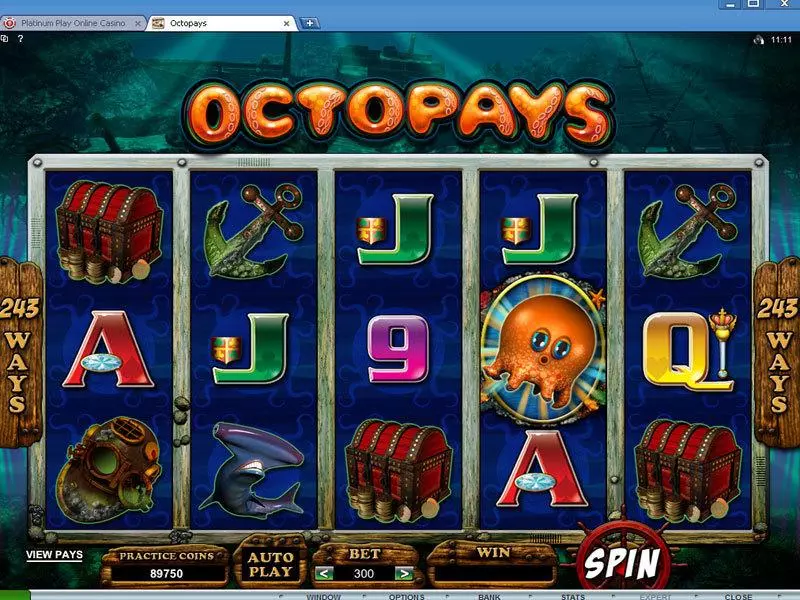Octopays Free Casino Slot  with, delFree Spins