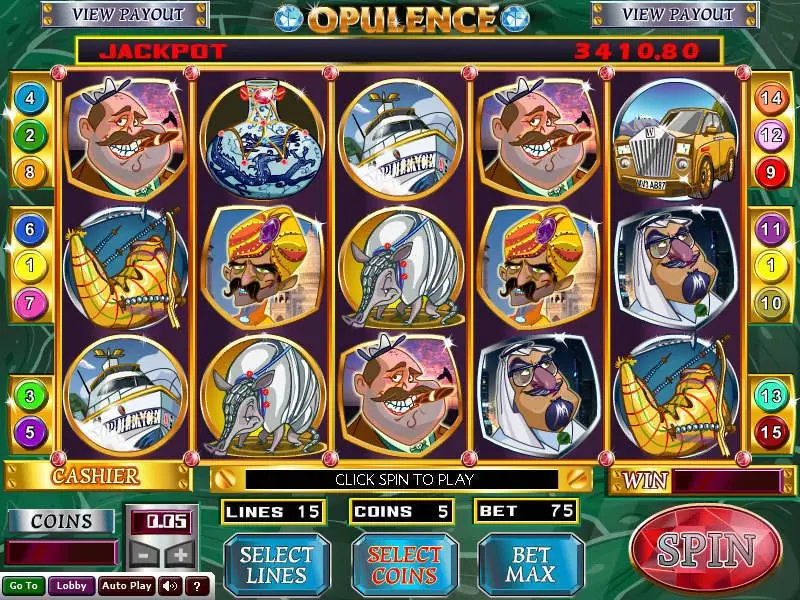 Opulence Free Casino Slot 