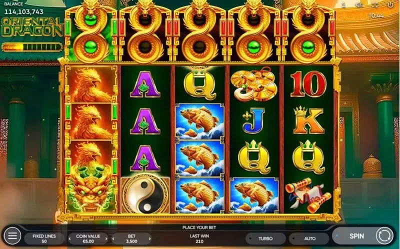 Oriental Dragon Free Casino Slot  with, delFree Spins