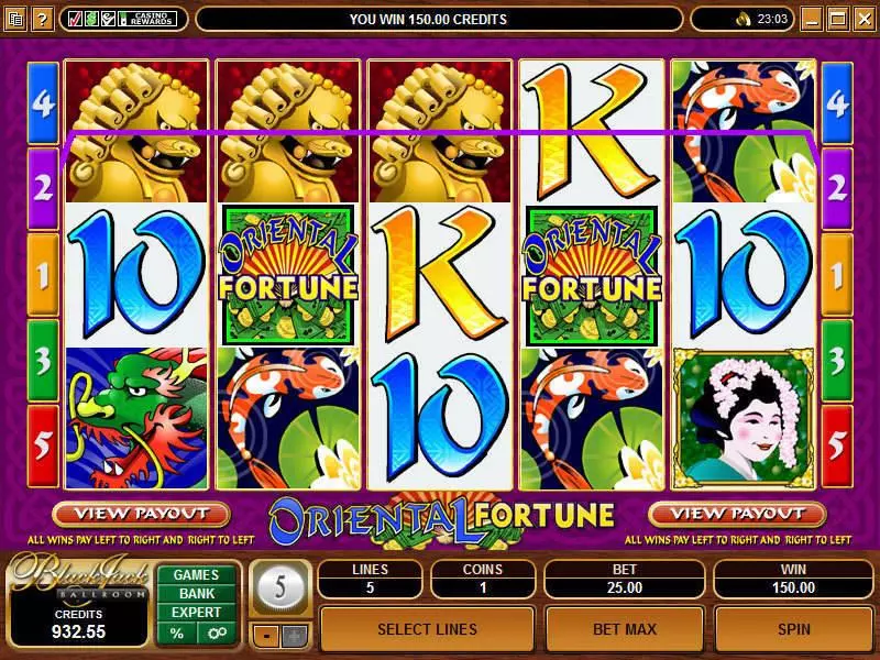 Oriental Fortune Free Casino Slot 