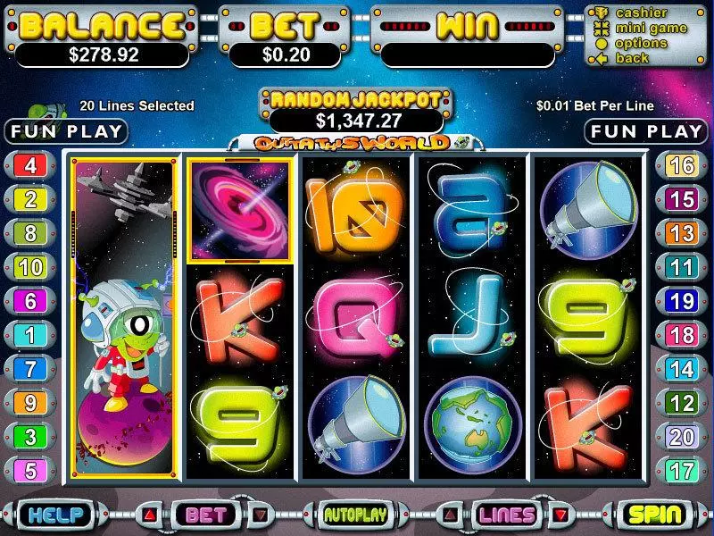 Out of This World Free Casino Slot 