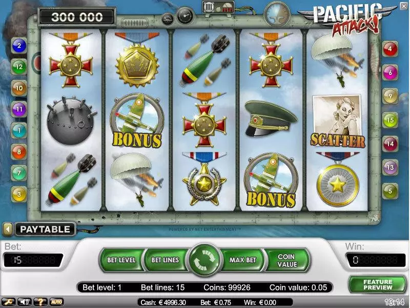 Pacific Attack Free Casino Slot  with, delFree Spins