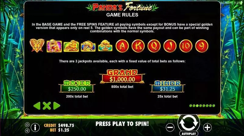 Panda’s Fortune Free Casino Slot  with, delFree Spins