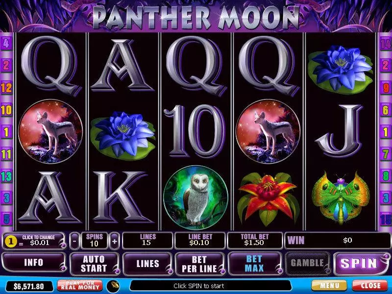 Panther Moon Free Casino Slot  with, delFree Spins