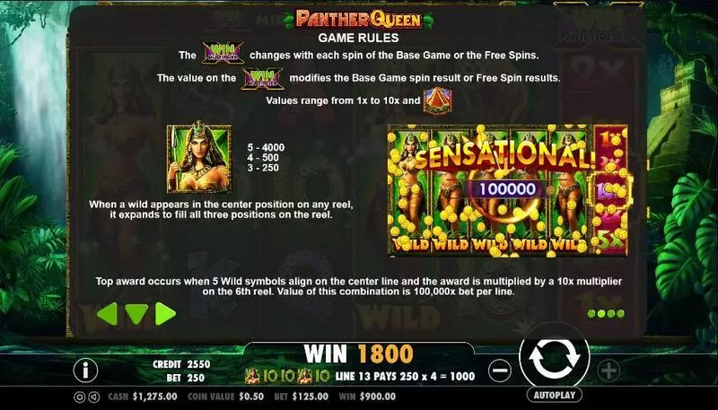 Panther Queen Free Casino Slot  with, delFree Spins